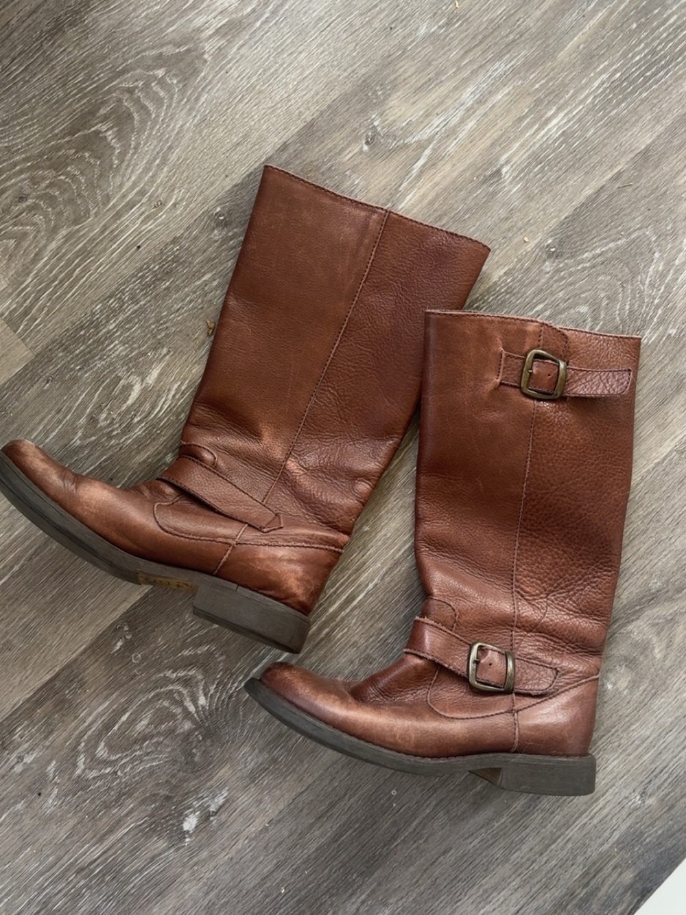 Steve Madden Boots Mid Calf - Brown